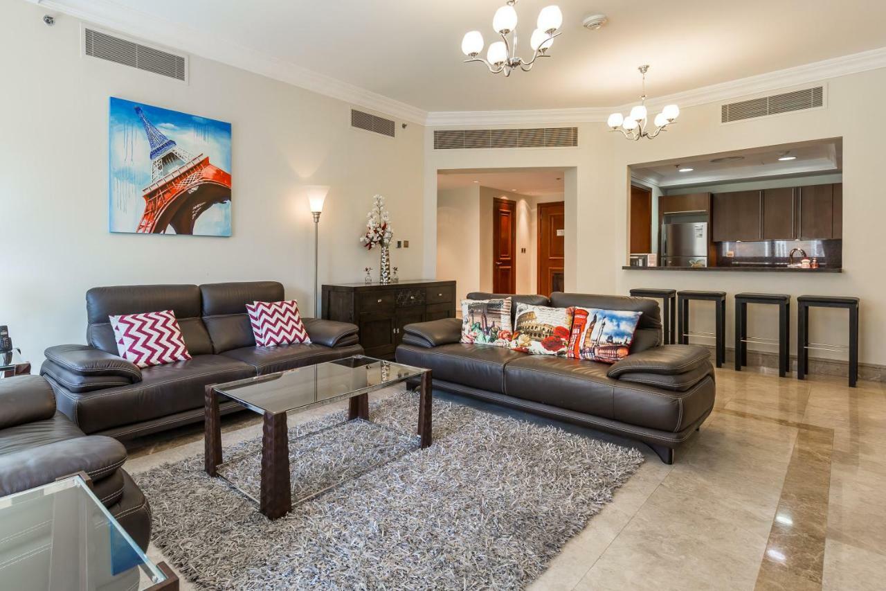 Beachfront Two Bedrooms On Palm Jumeirah By Deluxe Holiday Homes Дубай Экстерьер фото